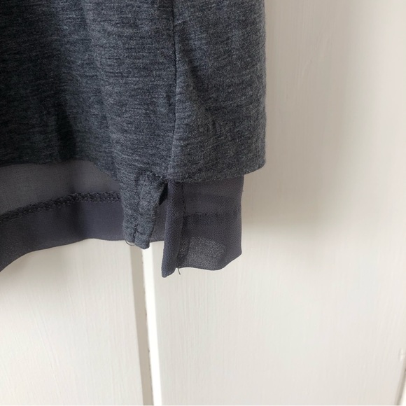 J CREW Gray Metallic Lace Panel Tank Top - Picture 9 of 12